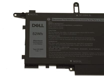 DELL NF2MW - NF2MW Original Laptop Notebook Battery (1 Yr Warranty)