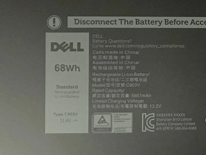 DELL 447VR - 447VR Original Laptop Notebook Battery (1 Yr Warranty)