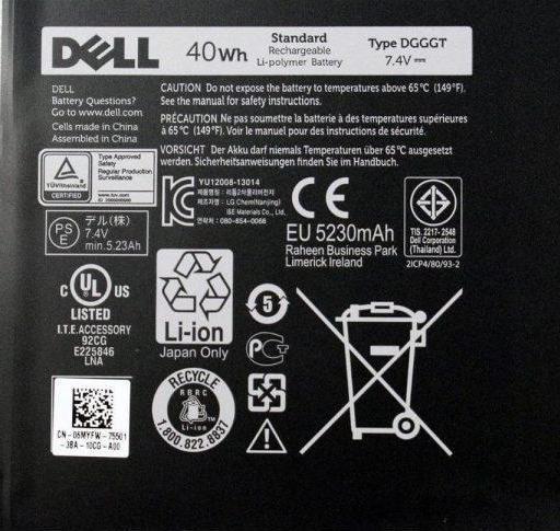 DELL GF5CV - GF5CV Genuine Original Laptop Notebook Battery (1 Yr Warranty)