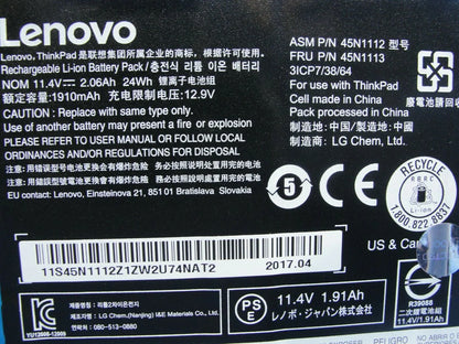 LENOVO THINKPAD X260 X16M3P71 - 45N1111 Original Laptop Notebook Battery (1 Yr Warranty)