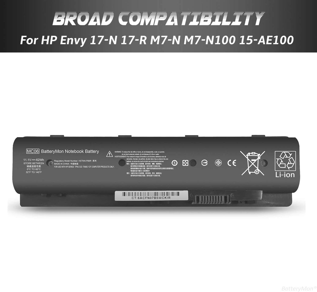 HP ENVY 17-N071NZ - MC06 Original Laptop Notebook Battery (1 Yr Warranty)