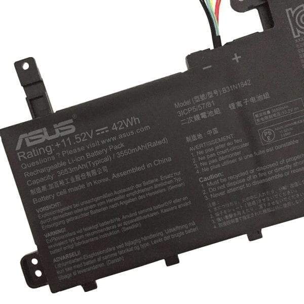 ASUS X531FA-2S - B31N1842 Original Laptop Notebook Battery (1 Yr Warranty)