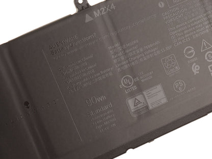DELL M02R0  - 6-cell Alienware x16 R1 90Wh Genuine Original Laptop Notebook Battery