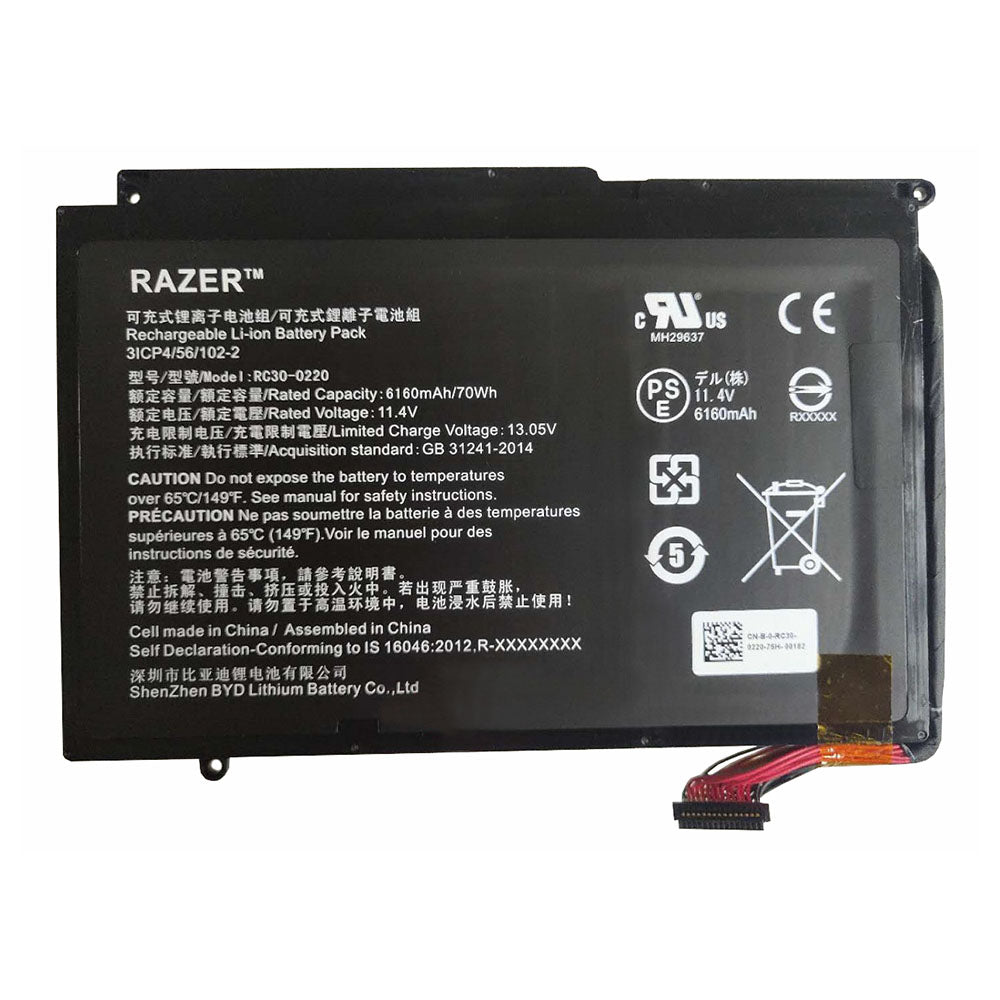 RAZER RC30-0220 - RC30-0220 Genuine Original Laptop Notebook Battery (1 Yr Warranty)