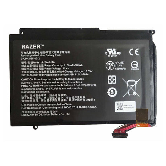 RAZER RC30-0220 - RC30-0220 Genuine Original Laptop Notebook Battery (1 Yr Warranty)