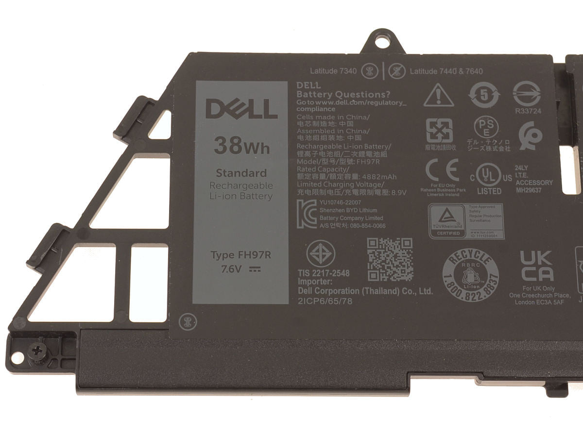 DELL FH97R - 2 cell -Latitude 7440 7340 7640 38Wh Genuine Original Laptop Notebook Battery ( 1 Yr Warranty )