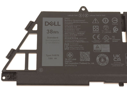 DELL FH97R - 2 cell -Latitude 7440 7340 7640 38Wh Genuine Original Laptop Notebook Battery ( 1 Yr Warranty )