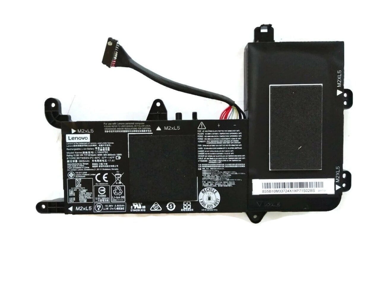 LENOVO L16M4PB0 - L16M4PB0 Original Laptop Notebook Battery (1 Yr Warranty)