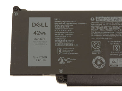 DELL JTG7N - 3 cell - Latitude 5440 3540 5540 5340 3440 / Precision 3480 3580 42Wh Original Laptop Notebook Battery ( 1 Yr Warranty )