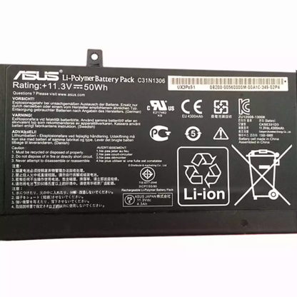 ASUS C31N1306 - C31N1306 Original Laptop Notebook Battery (1 Yr Warranty)