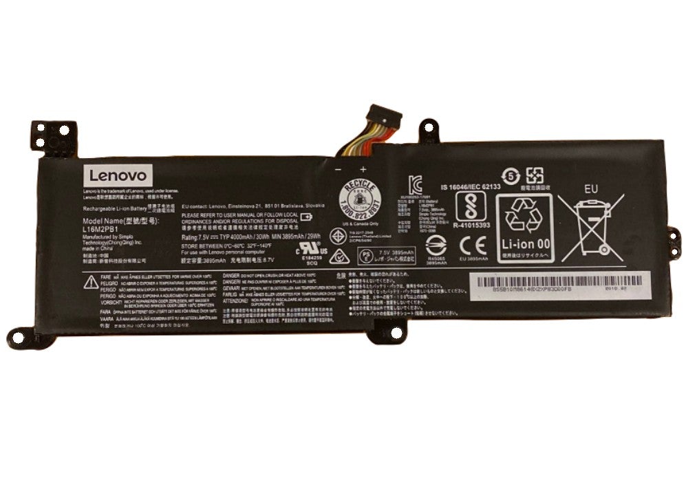 LENOVO L16M2PB1 - L16M2PB1 Original Laptop Notebook Battery (1 Yr Warranty)