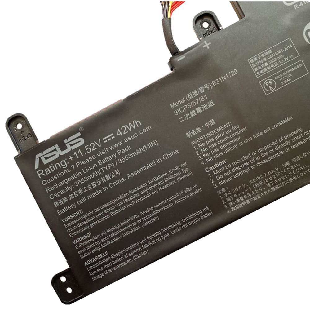 ASUS VivoBook S15 S530UF-BQ084T - B31N1729 Original Laptop Notebook Battery (1 Yr Warranty)