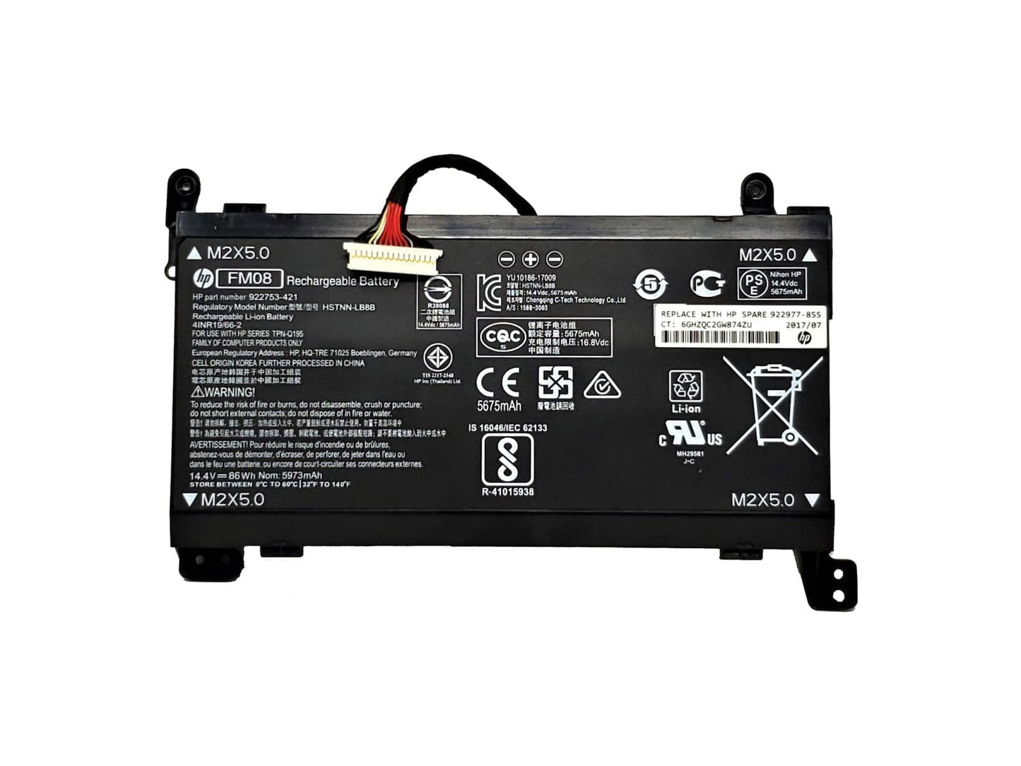 HP Omen 17-AN007TX - FM08XL Original Laptop Notebook Battery (1 Yr Warranty)
