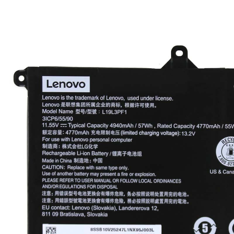 LENOVO ThinkBook 15 G2 ARE 20VG00AKRU - L19M3PF9 Original Laptop Notebook Battery (1 Yr Warranty)