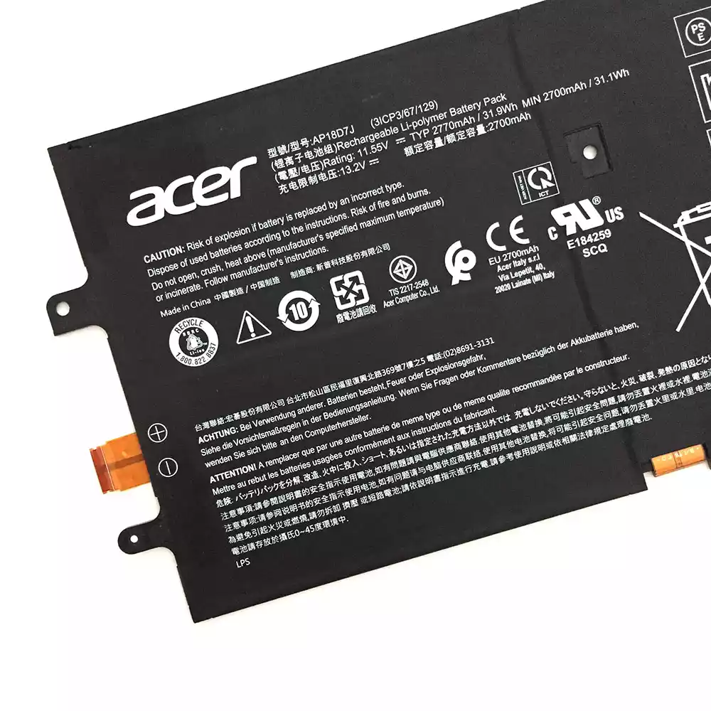 ACER AP18D7J - AP18D7J Original Laptop Notebook Battery (1 Yr Warranty)