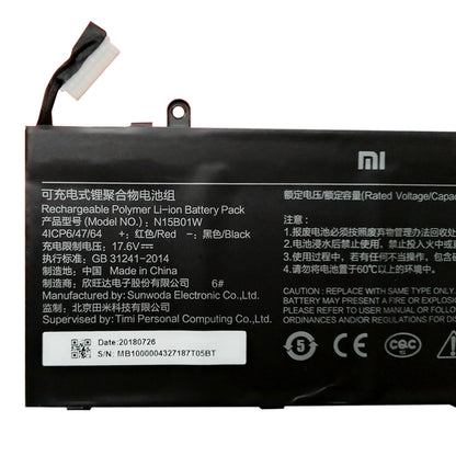 MI N15B01W - N15B01W Genuine Original Laptop Notebook Battery (1 Yr Warranty)