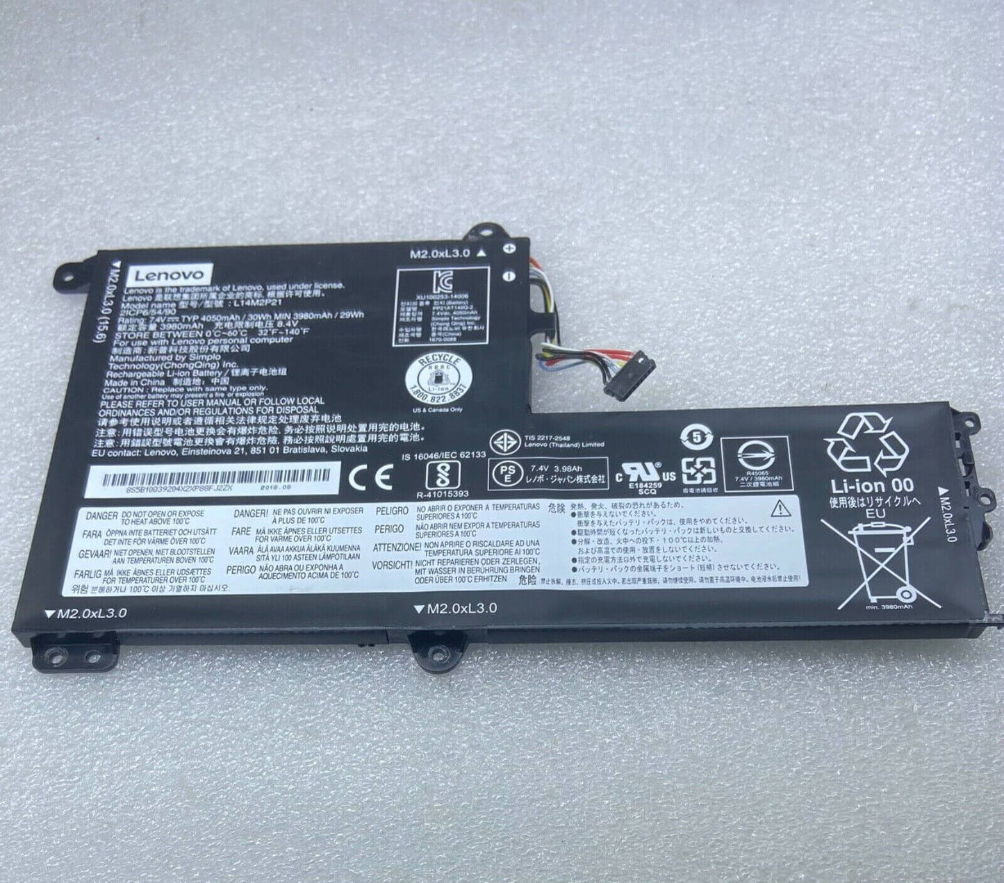 LENOVO Ideapad 330-24IKB - L14M2P21 Original Laptop Notebook Battery (1 Yr Warranty)