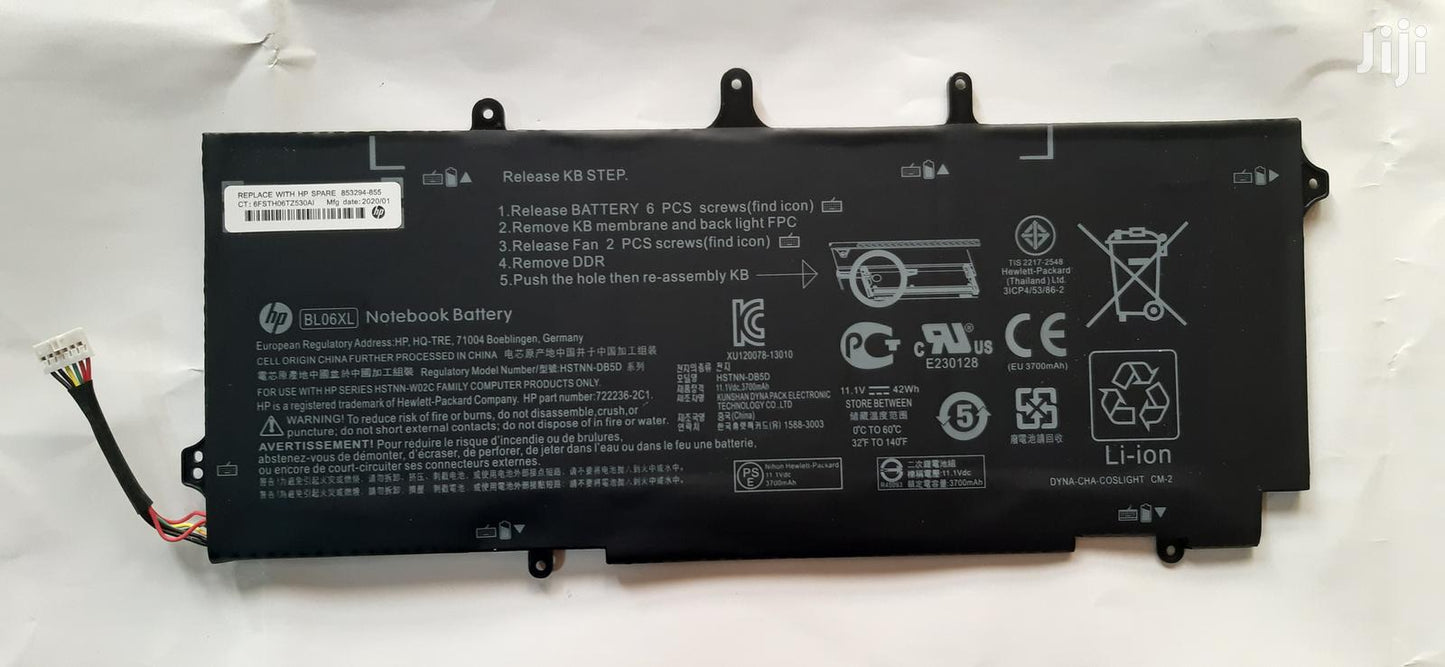 HP EliteBook FOLIO 1040 G2-N6G33US - BL06XL Original Laptop Notebook Battery (1 Yr Warranty)
