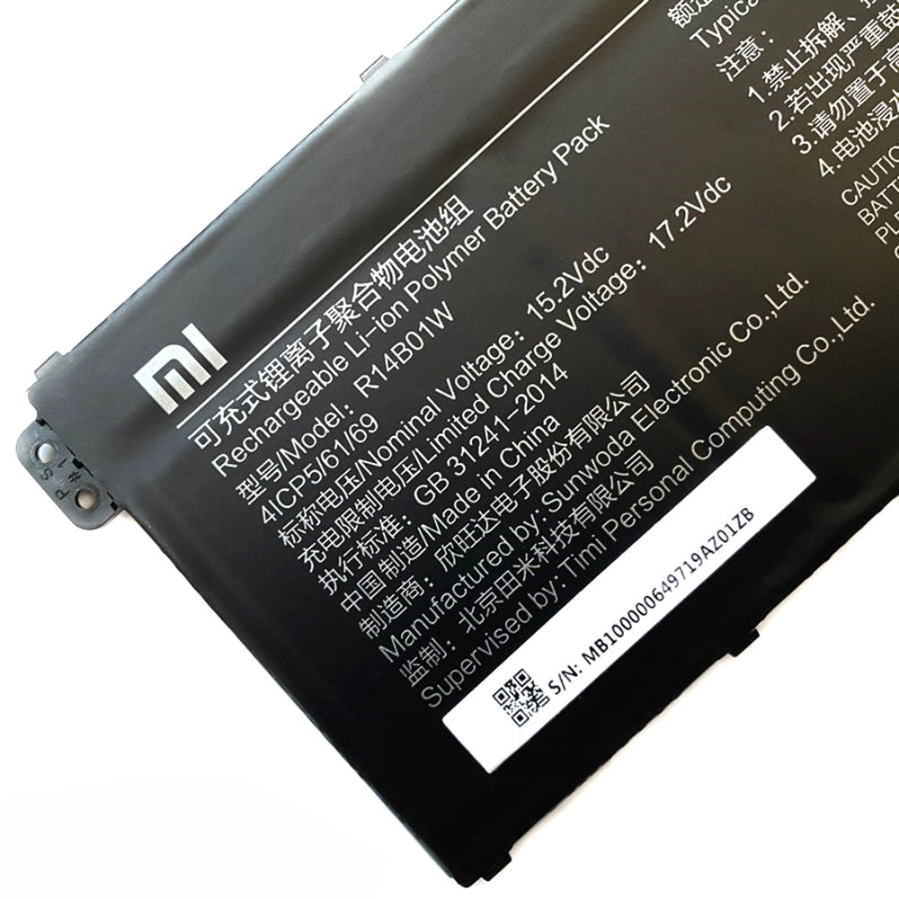 MI XMA1901-AG - R14B01W Original Laptop Notebook Battery (1 Yr Warranty)