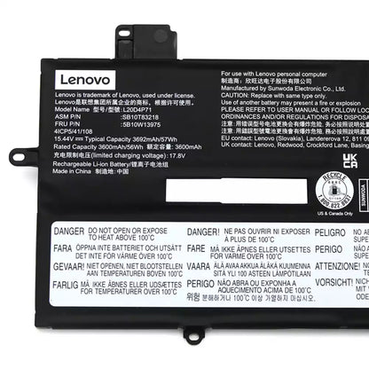 LENOVO L20M4P71 - L20M4P71 Original Laptop Notebook Battery (1 Yr Warranty)