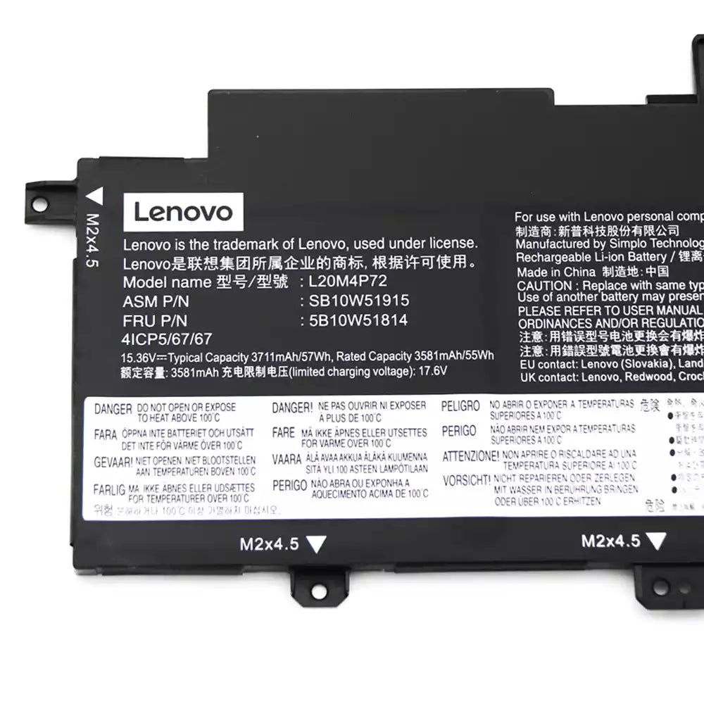 LENOVO L20C4P72 - L20C4P72 Original Laptop Notebook Battery (1 Yr Warranty)