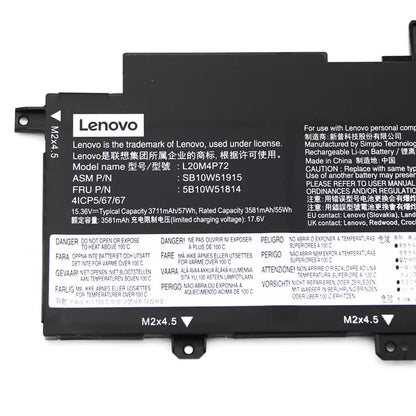LENOVO L20C4P72 - L20C4P72 Original Laptop Notebook Battery (1 Yr Warranty)