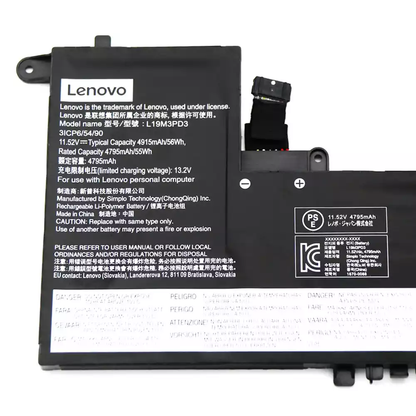 LENOVO L19M3PD3 - L19M3PD3 Original Laptop Notebook Battery (1 Yr Warranty)
