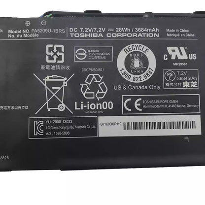 TOSHIBA PA5209U-1BRS - PA5209U-1BRS Original Laptop Notebook Battery (1 Yr Warranty)