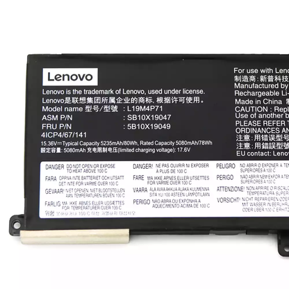 LENOVO L19M4P71 - L19M4P71 Original Laptop Notebook Battery (1 Yr Warranty)