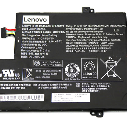 LENOVO IdeaPad 720S-14IKB 81BD003YMH - L16C4PB2 Original Laptop Notebook Battery (1 Yr Warranty)