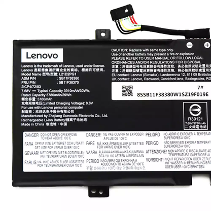 LENOVO L21C2PG1 - L21C2PG1 Original Laptop Notebook Battery (1 Yr Warranty)