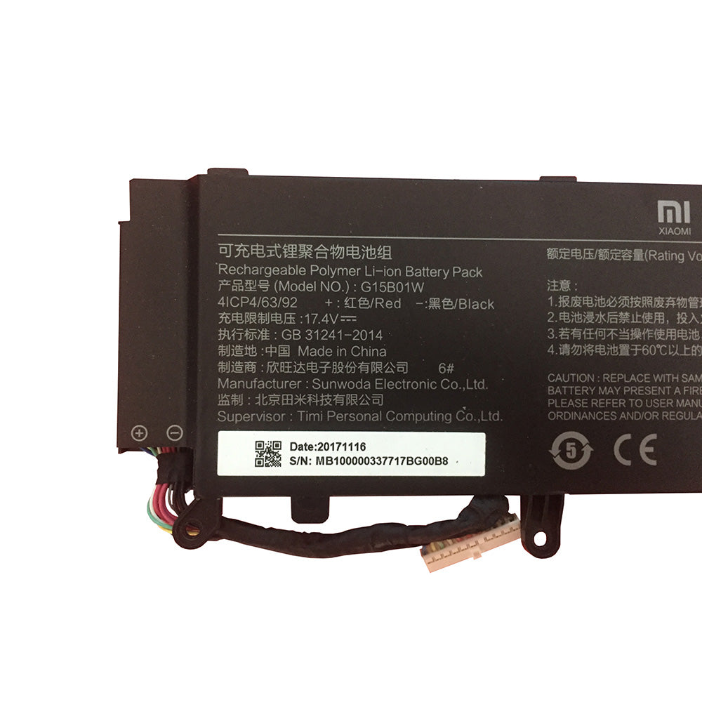MI G15B01W - G15B01W Genuine Original Laptop Notebook Battery (1 Yr Warranty)