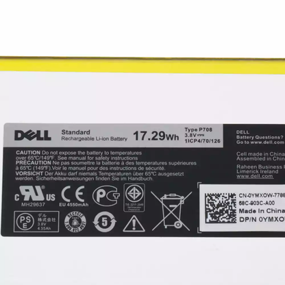 DELL Venue 7 3740 - P708 Genuine Original Laptop Notebook Battery ( 1 Yr Warranty )
