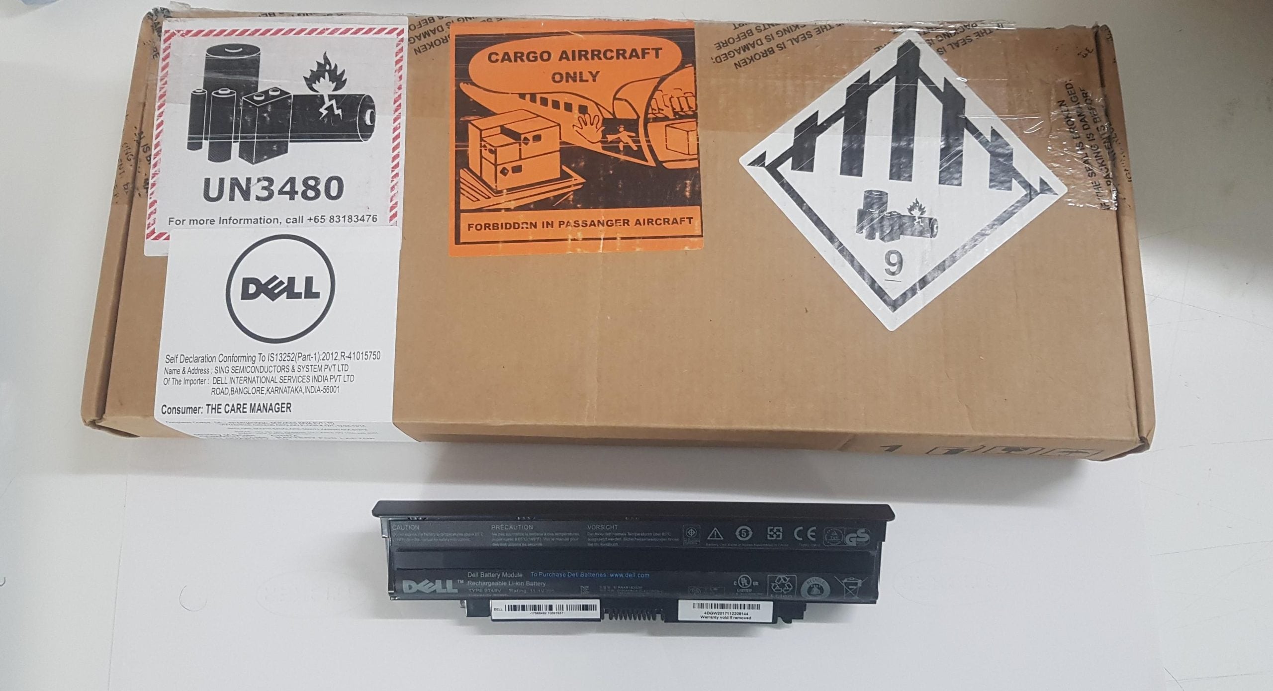 DELL Inspiron 15N-2727BK - 9T48V Original Laptop Notebook Battery (1 Yr Warranty)