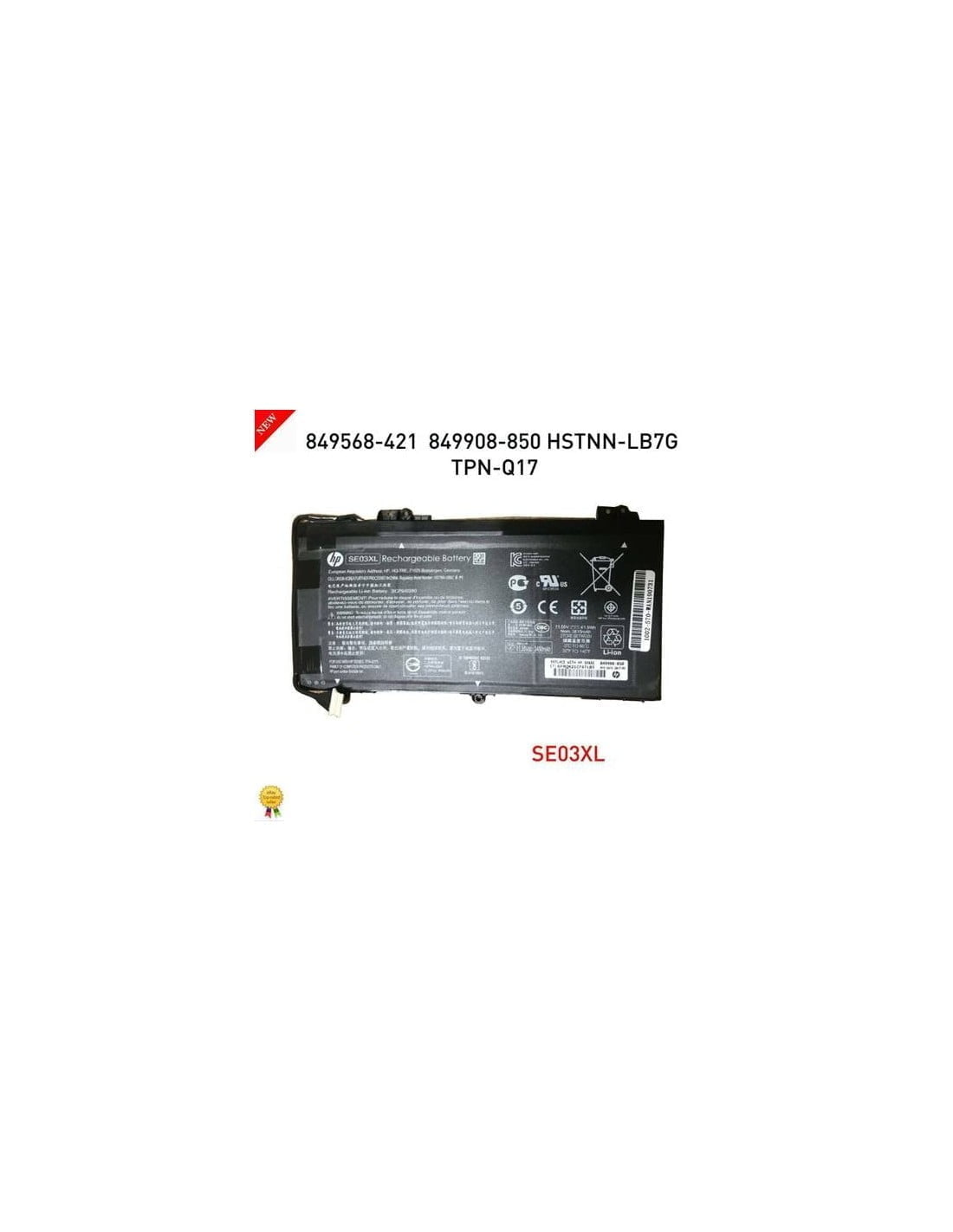 HP Pavilion 14-AL155TX - SE03XL Original Laptop Notebook Battery (1 Yr Warranty)