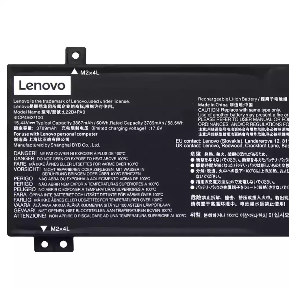 LENOVO L22X4PA0 - L22X4PA0 Original Laptop Notebook Battery (1 Yr Warranty)