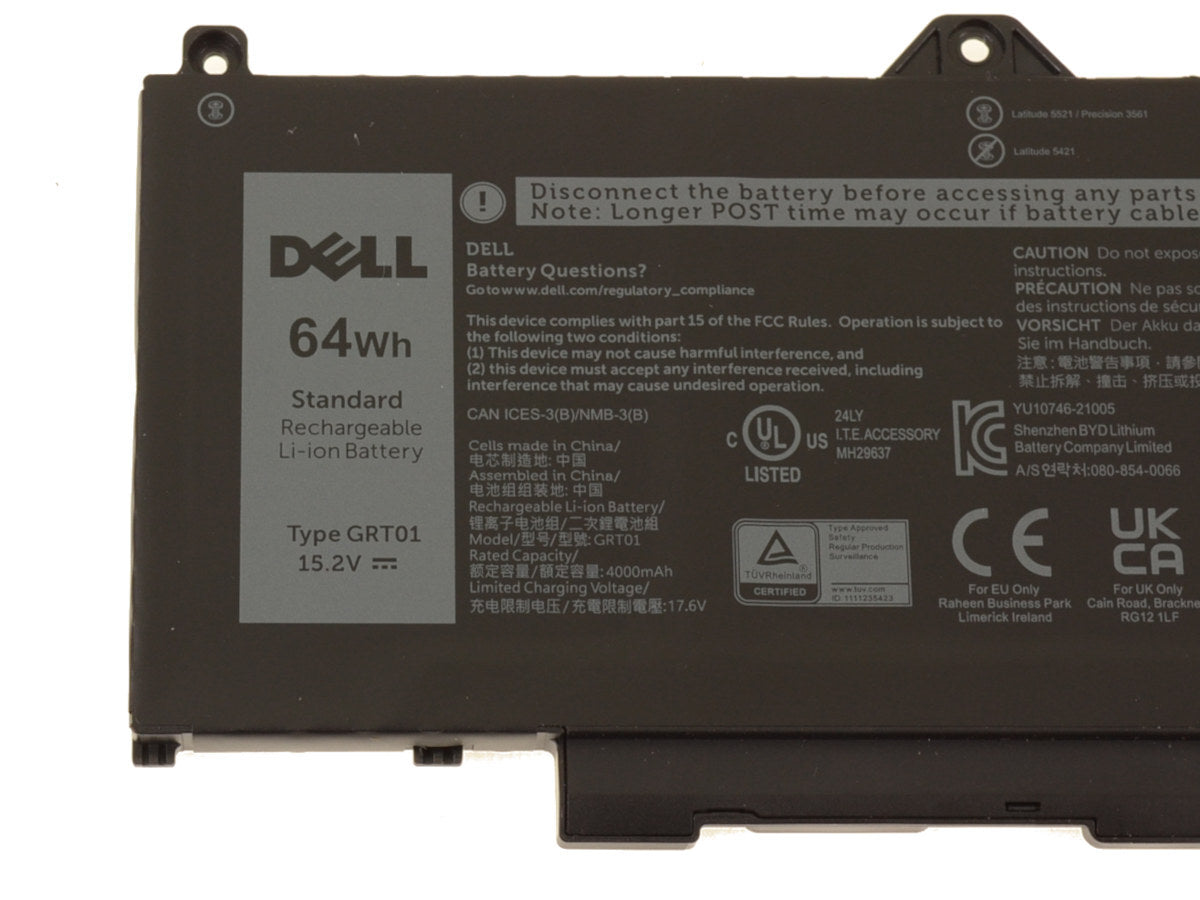 DELL Precision 3581 - GRT01 Genuine Original Laptop Notebook Battery ( 1 Yr Warranty )