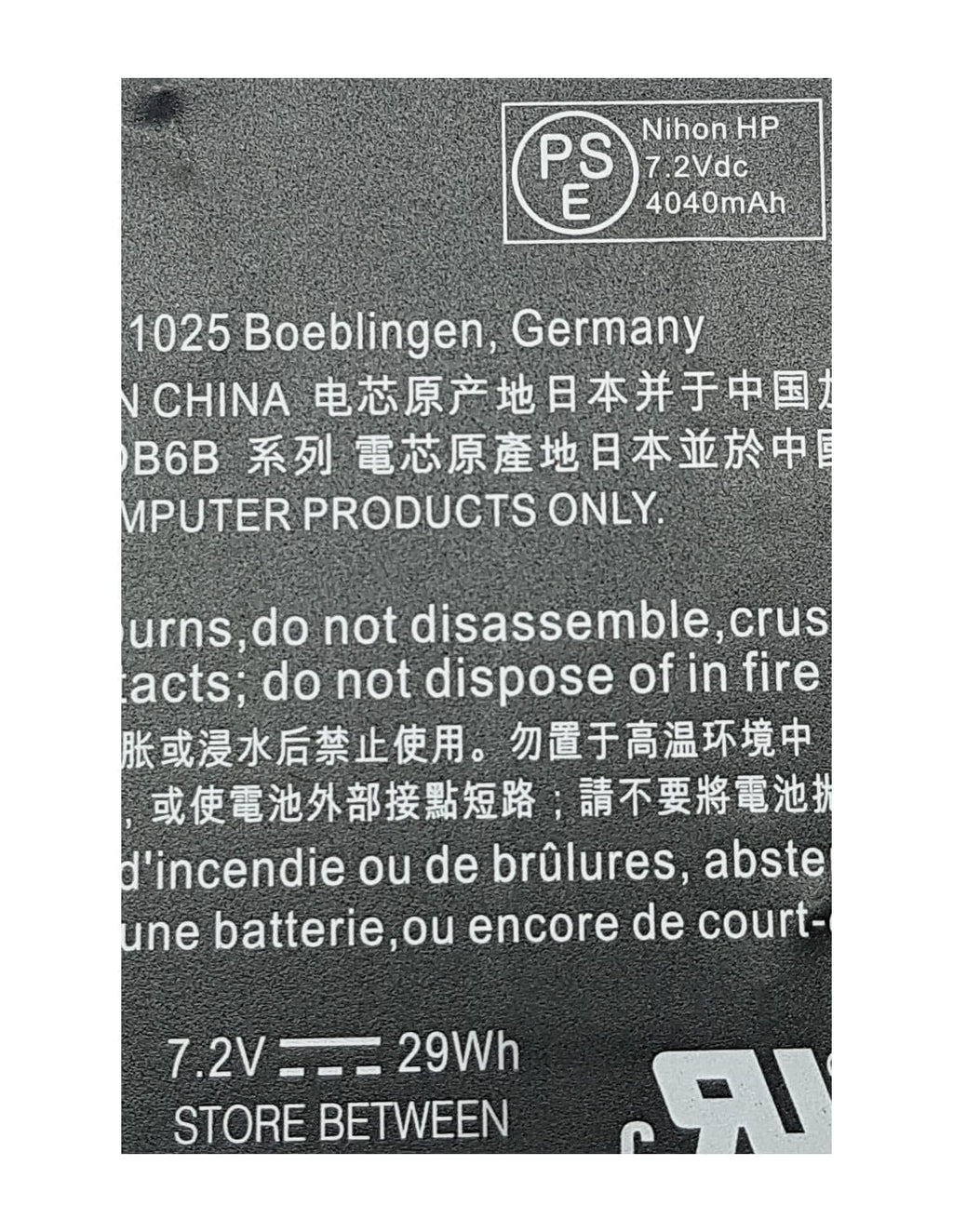 HP PL02XL - PL02XL Original Laptop Notebook Battery (1 Yr Warranty)