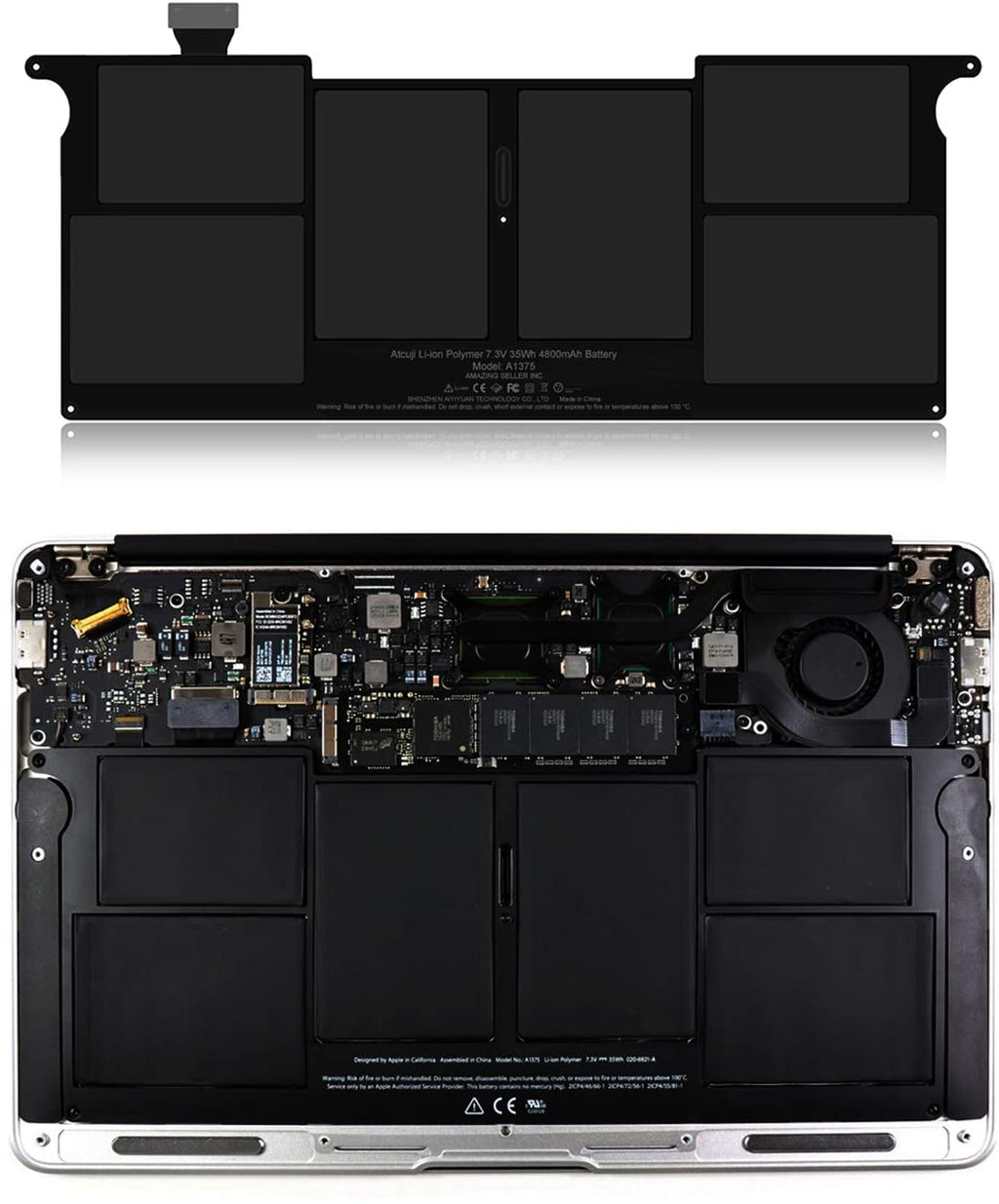 APPLE A1375 - A1375 Original Laptop Notebook Battery (1 Yr Warranty)