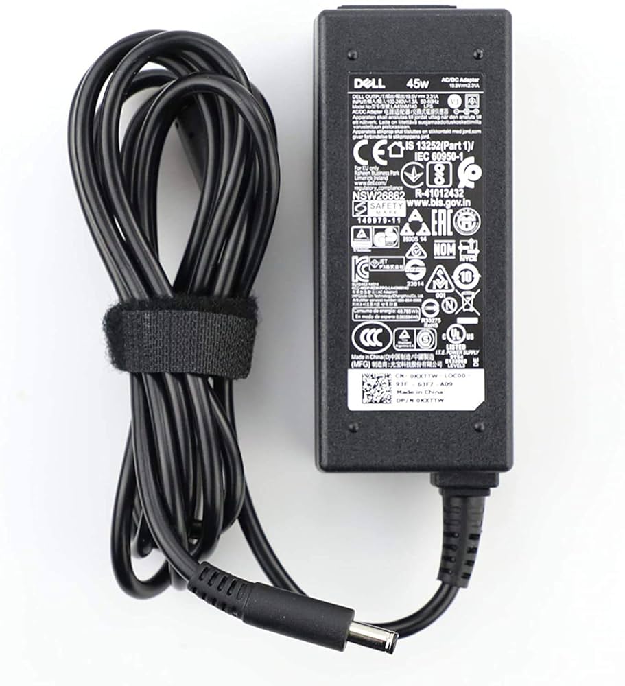 DELL LAPTOP CHARGER 45W 19.5V 2.31A GENUINE Original Adapter ( 4.5 MM ) ( 1 Yr Warranty ) Model : DELL INSPIRON 11 3179