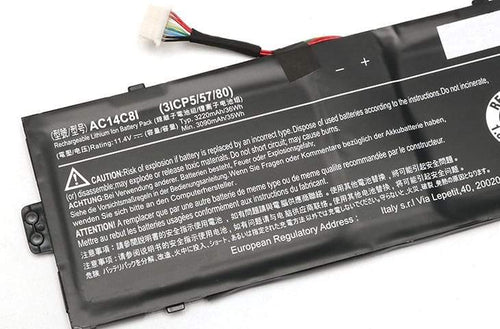 ACER 3ICP5/57/80 - AC14CBI Original Laptop Notebook Battery (1 Yr Warranty)