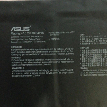 ASUS TUF FX705GM-EV070T - B41N1711 Original Laptop Notebook Battery (1 Yr Warranty)