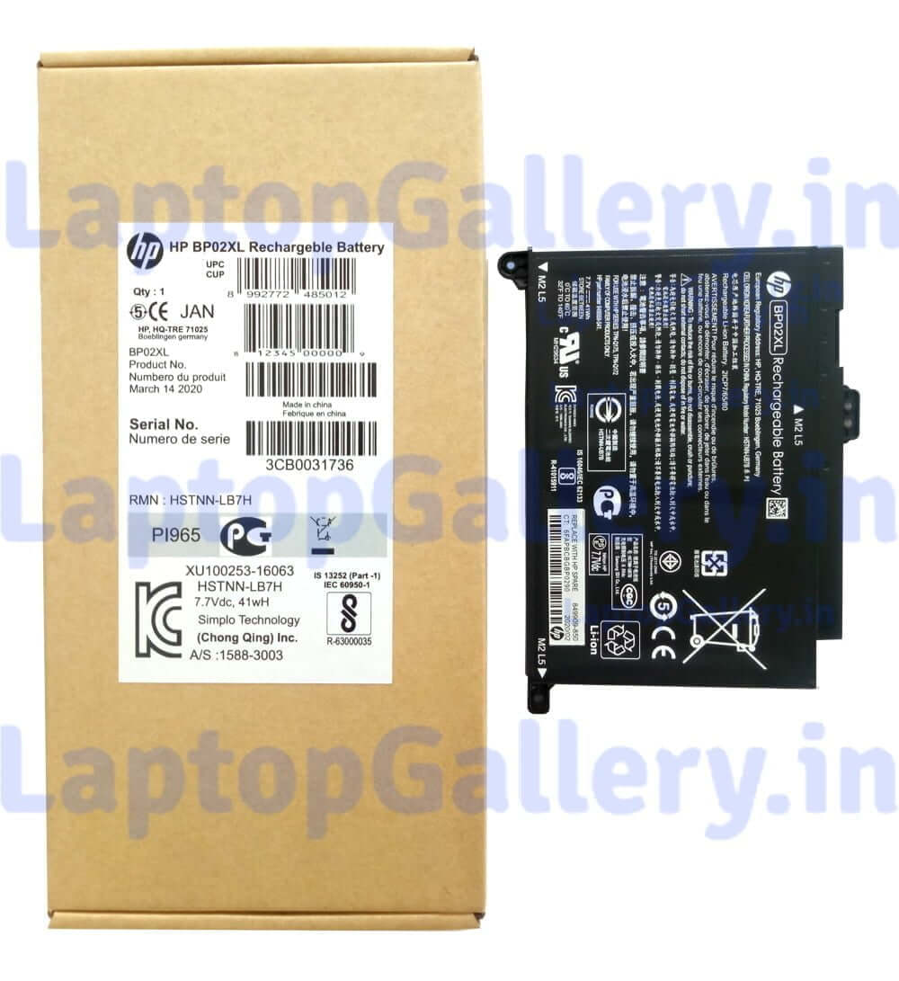 HP 15-AU623TX - BP02XL Original Laptop Notebook Battery (1 Yr Warranty)