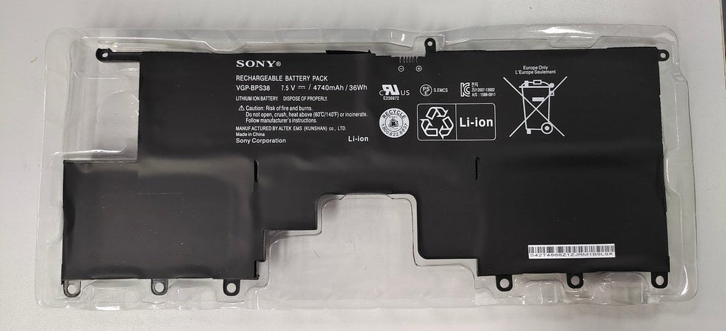 SONY VGP-BPS38 - VGP-BPS38 Original Laptop Notebook Battery (1 Yr Warranty)