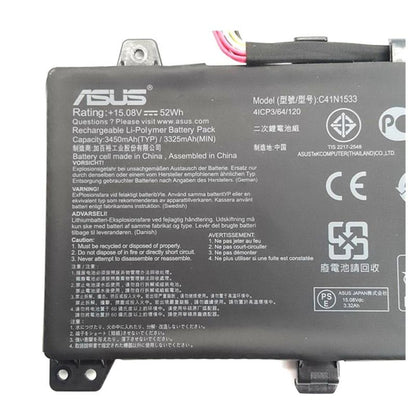 ASUS Q534UX-BHI7T19 - C41N1533 Original Laptop Notebook Battery (1 Yr Warranty)