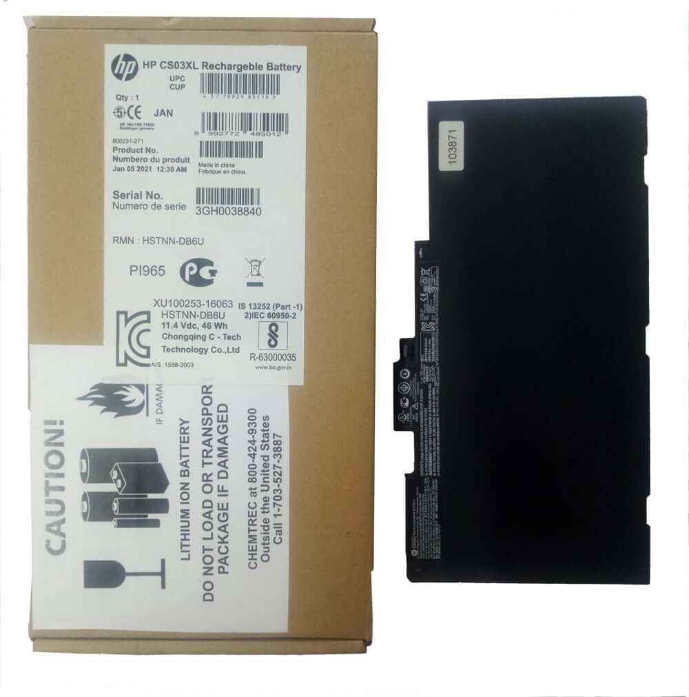 HP 800231-271 - CS03XL Original Laptop Notebook Battery (1 Yr Warranty)