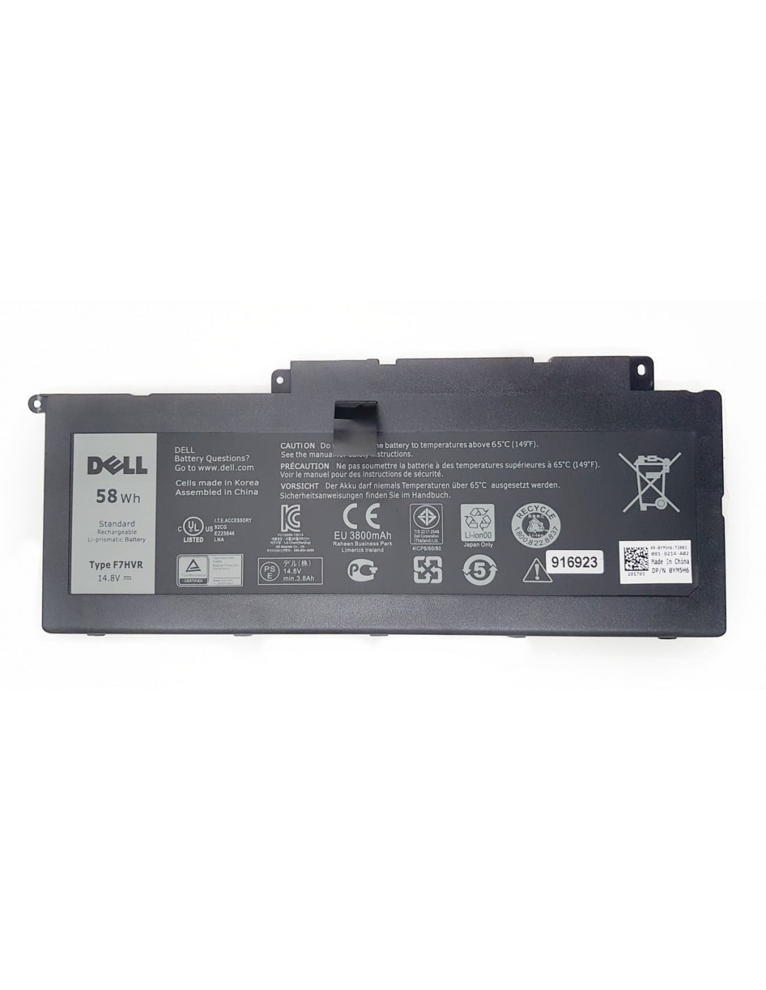 DELL 89JW7 G4YJM P24E P24E001 P24E002 P36F P36F001 T2T3J Y1FGD - F7HVR Genuine Original  Laptop Notebook Battery ( 1 Yr Warranty )