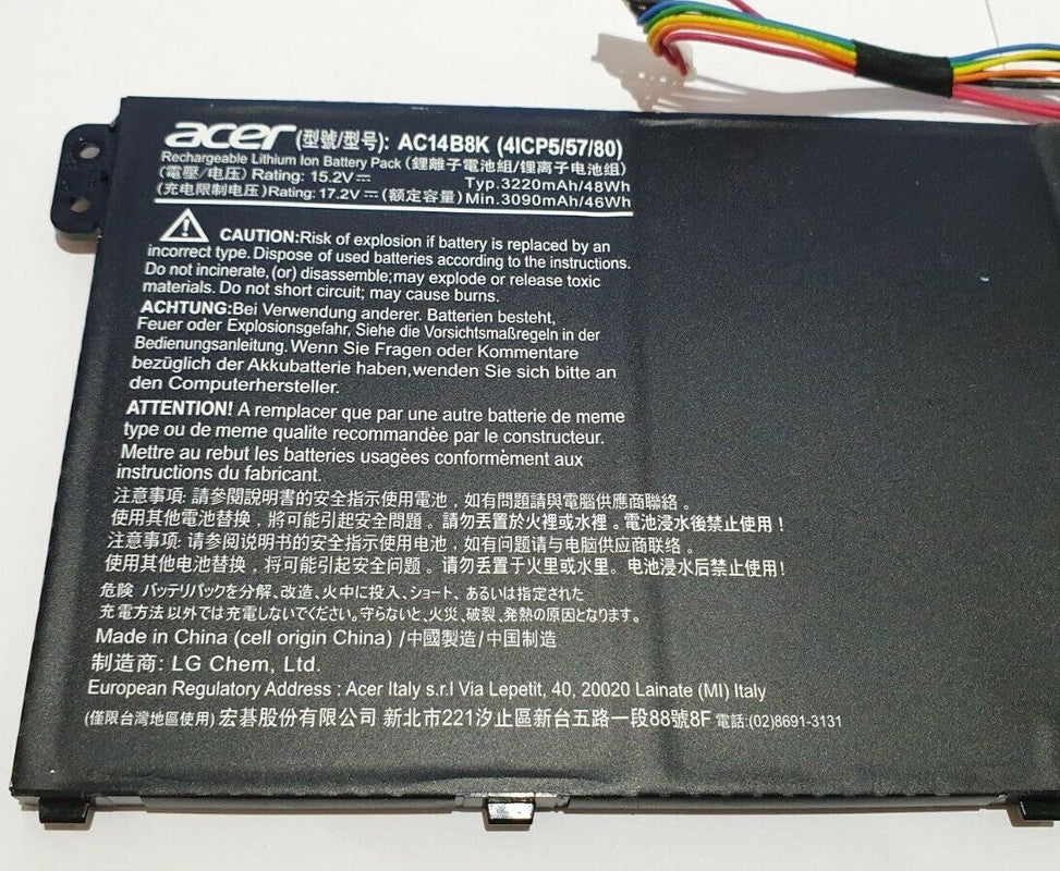 ACER 3 A315-55G-31ZA - AC14B8K Original Laptop Notebook Battery (1 Yr Warranty)