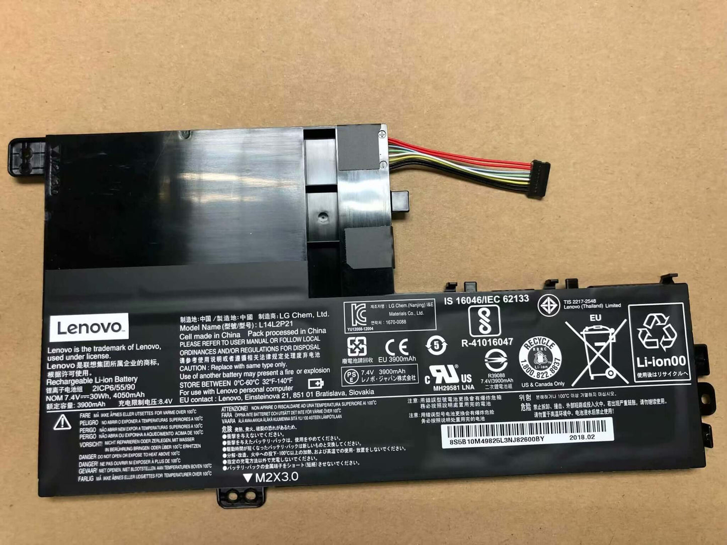 LENOVO yoga 500-15IBD 80N60019GE - L15L3PB0 TYPE-1 Original Laptop Notebook Battery (1 Yr Warranty)