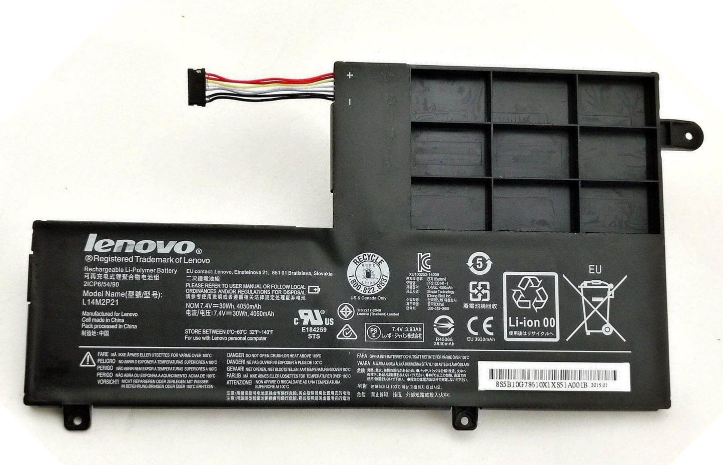 LENOVO L14M2P21 TYPE-2 - L14M2P21 TYPE-2 Original Laptop Notebook Battery (1 Yr Warranty)